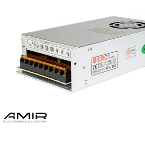 سوییچینگ 12 ولت 20 آمپر + فن