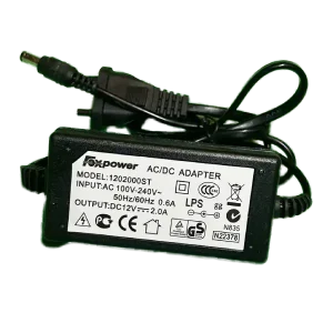 آداپتور 12 ولت 2 آمپر fox power