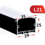 پروفیل لاینر دو لاین مدل توکار L21