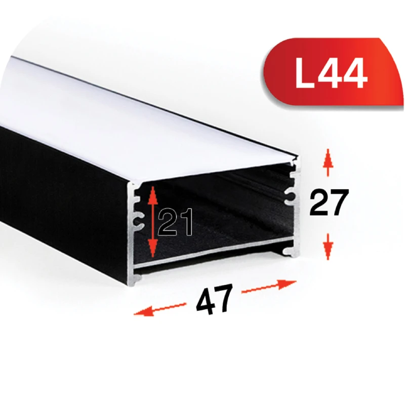 پروفیل لاینر سه لاین مدل روکار L44