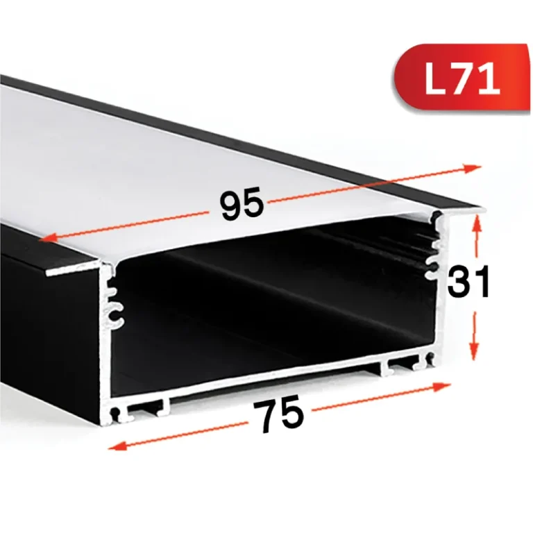 پروفیل لاینر پنج لاین مدل توکار L71