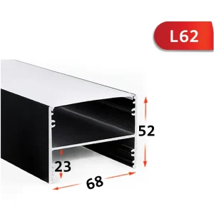 پروفیل لاینر پنج لاین مدل روکار L62