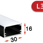 پروفیل لاینر روکار مدل L34