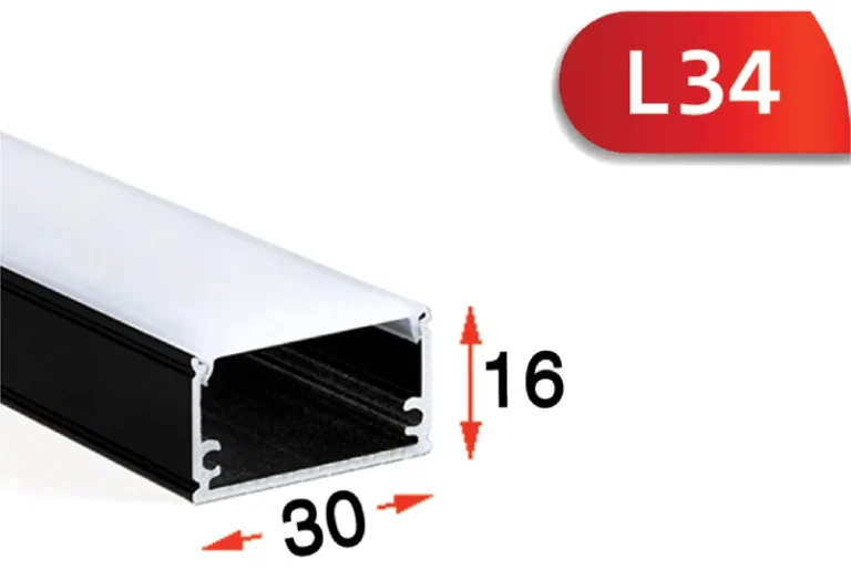 پروفیل لاینر روکار مدل L34