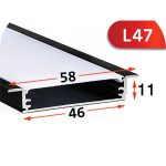 پروفیل لاینر توکار مدل L47