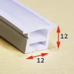 پروفیل سیلیکونی توکار – 12*12