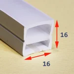 پروفیل سیلیکونی – 16*16
