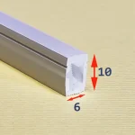 پروفیل سیلیکونی – 6*10