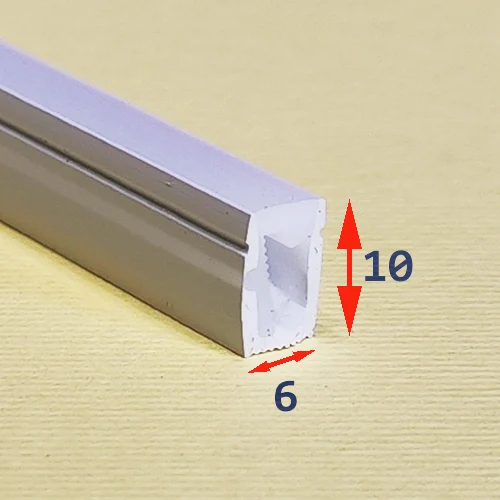 پروفیل سیلیکونی – 6*10