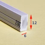 پروفیل سیلیکونی – 6*12