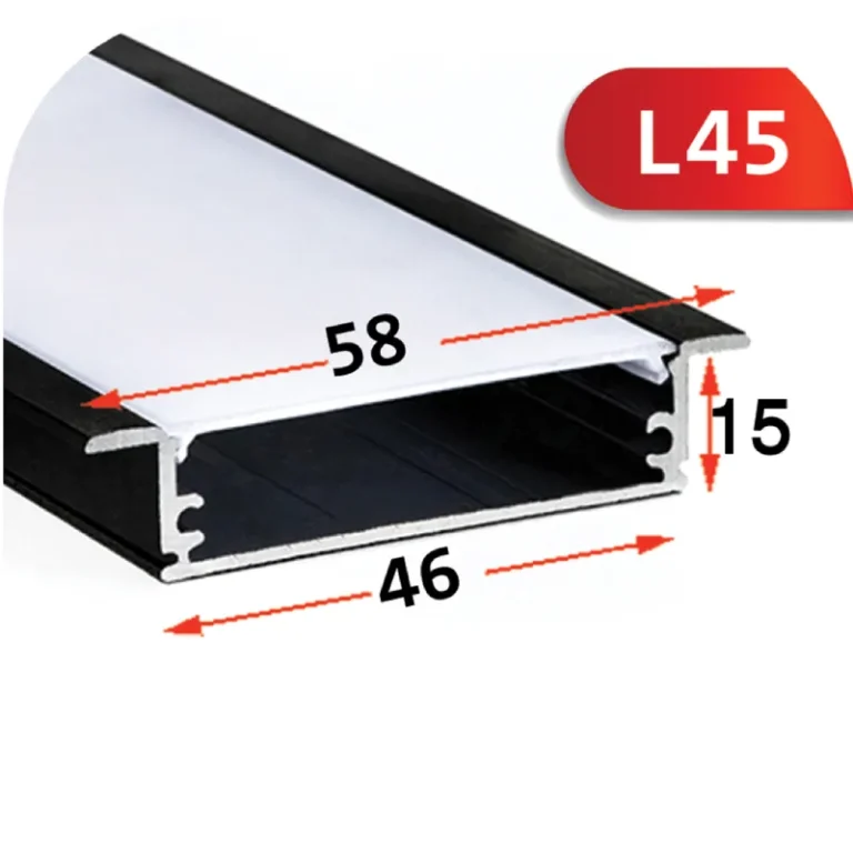 پروفیل لاینر توکار مدل L45