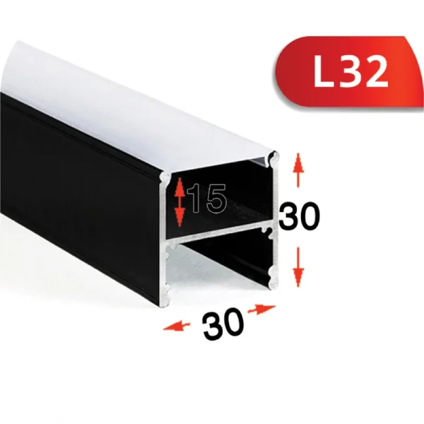 پروفیل لاینر روکار L32