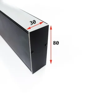 چراغ خطی (لاینر) آویز عرض ۳ سانت بلند (دو لاین)