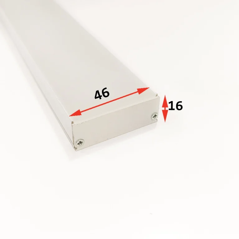 چراغ خطی (لاینر) روکار عرض ۴.۵ سانت (دو لاین)