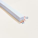 پروفیل سیلیکونی کاور بدون لبه 12*12