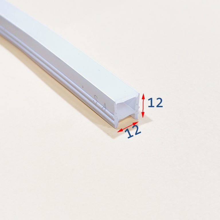 پروفیل سیلیکونی کاور بدون لبه 12*12