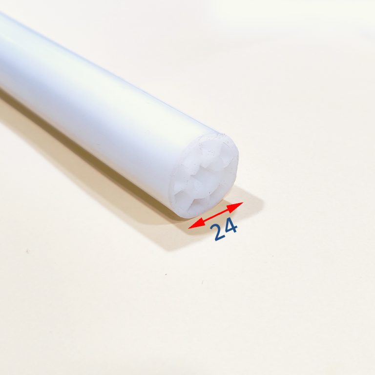 پروفیل سیلیکونی گرد قطر 24