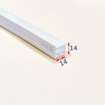 پروفیل سیلیکونی بدون لبه افقی (خم از رو) 14*14