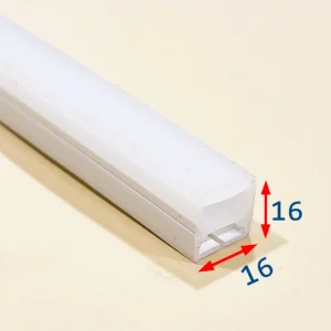 پروفیل سیلیکونی بدون لبه افقی 16*16 3D