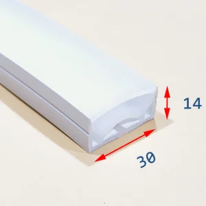 پروفیل سیلیکونی بدون لبه افقی (خم از رو) 30*14