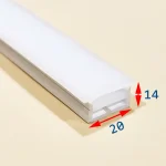 پروفیل سیلیکونی لبه دار افقی 20*14