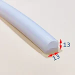 پروفیل سیلیکونی نیم دایره 13*13