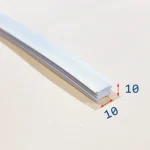 پروفیل سیلیکونی کاور لبه دار 10*10