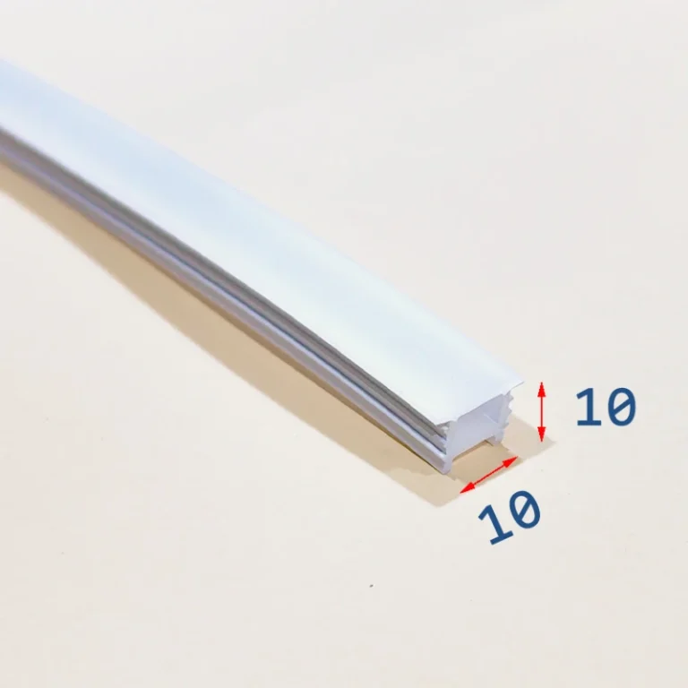 پروفیل سیلیکونی کاور لبه دار 10*10