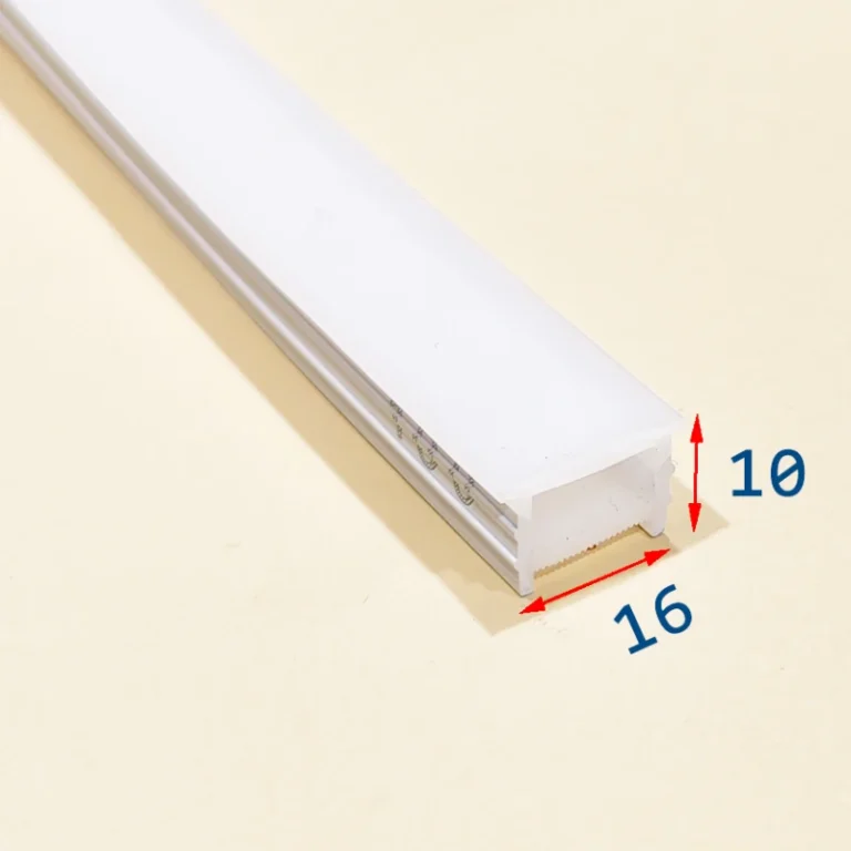 پروفیل سیلیکونی کاور لبه دار 16*10